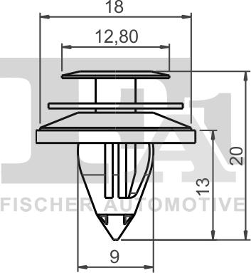 FA1 75-40005.5 - Suoja / koristelista inparts.fi