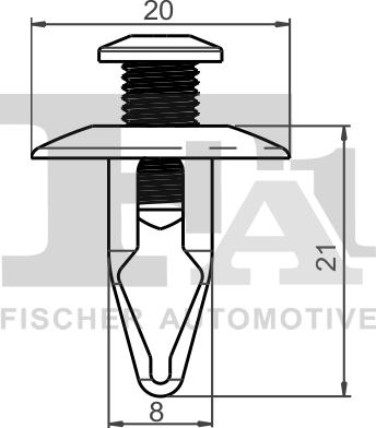 FA1 75-30001.5 - Suoja / koristelista inparts.fi