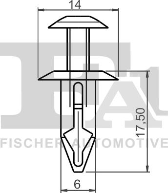 FA1 75-30002.10 - Suoja / koristelista inparts.fi