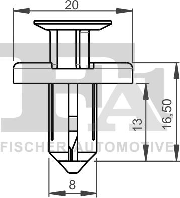 FA1 75-30007.5 - Suoja / koristelista inparts.fi