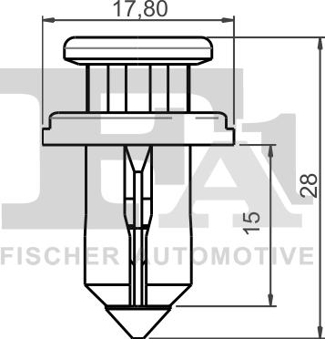 FA1 72-30003.5 - Suoja / koristelista inparts.fi