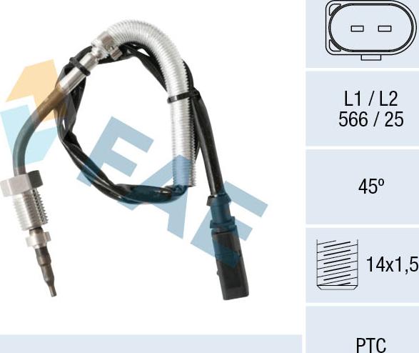 FAE 68007 - Tunnistin, pakokaasulämpötila inparts.fi