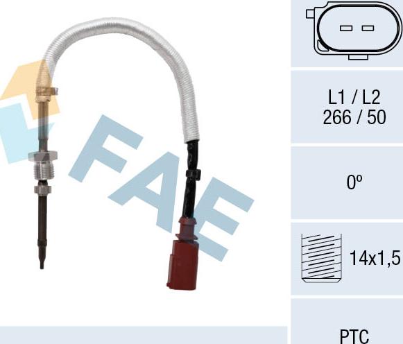 FAE 68083 - Tunnistin, pakokaasulämpötila inparts.fi