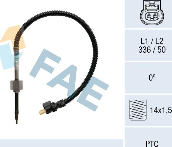 FAE 68034 - Tunnistin, pakokaasulämpötila inparts.fi