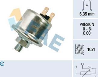 FAE 14930 - Tunnistin, öljynpaine inparts.fi