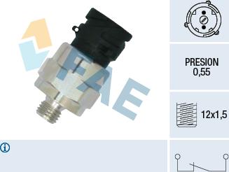 FAE 18101 - Tunnistin, öljynpaine inparts.fi