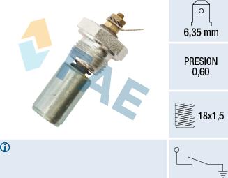 FAE 12260 - Tunnistin, öljynpaine inparts.fi