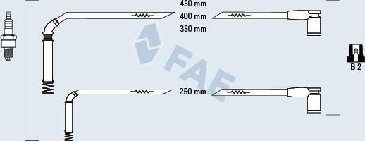 FAE 85126 - Sytytysjohtosarja inparts.fi