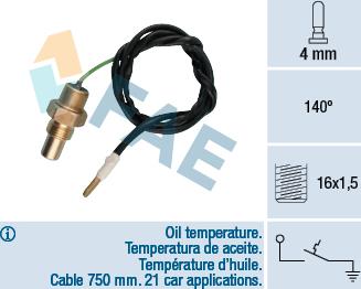 FAE 35230 - Tunnistin, öljylämpötila inparts.fi