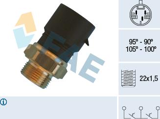 FAE 38310 - Lämpökytkin, jäähdyttimen puhallin inparts.fi