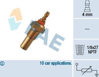 FAE 32450 - Tunnistin, jäähdytysnesteen lämpötila inparts.fi