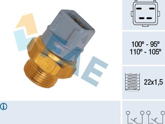 FAE 37970 - Lämpökytkin, jäähdyttimen puhallin inparts.fi