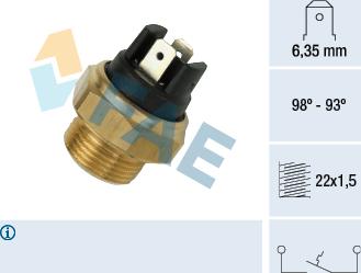 FAE 37400 - Lämpökytkin, jäähdyttimen puhallin inparts.fi