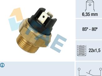 FAE 37390 - Lämpökytkin, jäähdyttimen puhallin inparts.fi