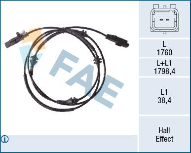 FAE 78518 - ABS-anturi inparts.fi