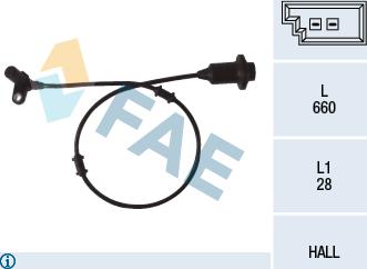 FAE 78072 - ABS-anturi inparts.fi