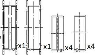 Kolbenschmidt 77973600STD - Runkolaakeri inparts.fi