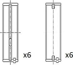 Kolbenschmidt HL87454610 - Runkolaakeri inparts.fi