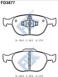 MAZDA 41060-HA00A - Jarrupala, levyjarru inparts.fi