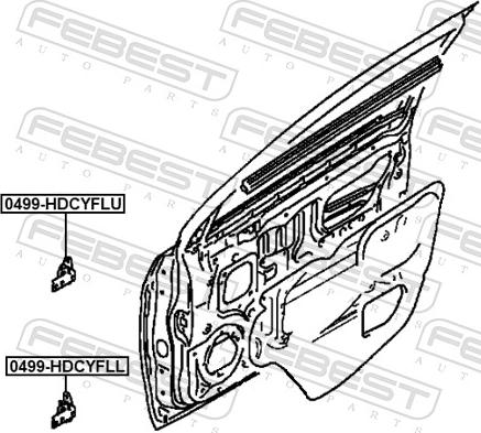 Febest 0499-HDCYFLL - Oven sarana inparts.fi