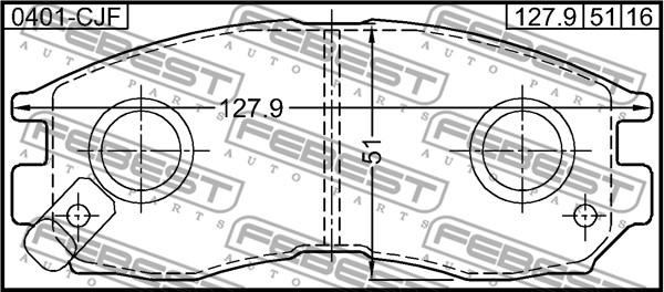 Febest 0401-CJF - Jarrupala, levyjarru inparts.fi