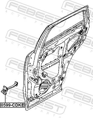 Febest 0599-CDKE - Oven pidin inparts.fi