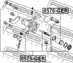 Febest 0576-GER - Mäntä, jarrusatula inparts.fi