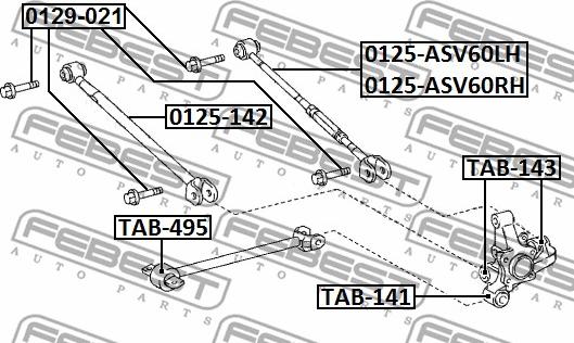 Febest 0129-021 - Kallistumansäätöruuvi inparts.fi