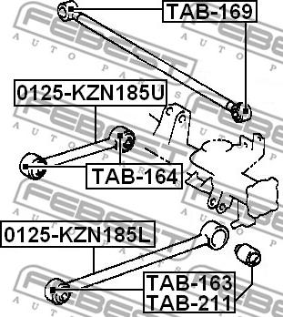 Febest TAB-163 - Tukivarren hela inparts.fi