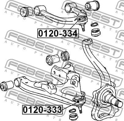 Febest 0120-333 - Pallonivel inparts.fi