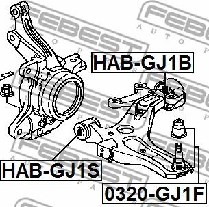 Febest 0320-GJ1F - Pallonivel inparts.fi