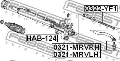 Febest 0321-MRVRH - Raidetangon pää inparts.fi