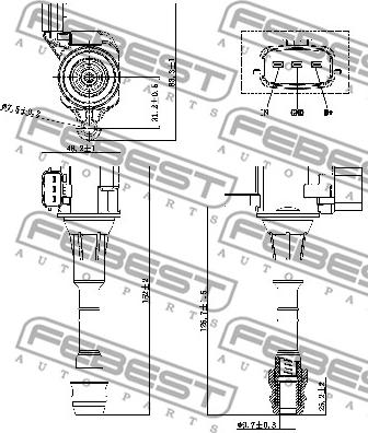 Febest 02640-006 - Sytytyspuola inparts.fi