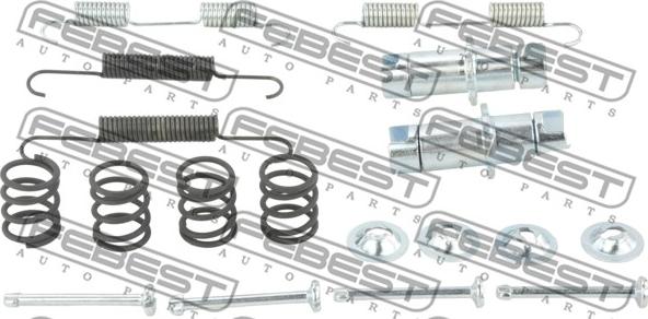 Febest 0204-J32R-KIT - Tarvikesarja, seisontajarru inparts.fi