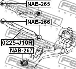 Febest NAB-265 - Tukivarren hela inparts.fi