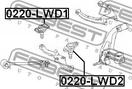 Febest 0220-LWD2 - Pallonivel inparts.fi