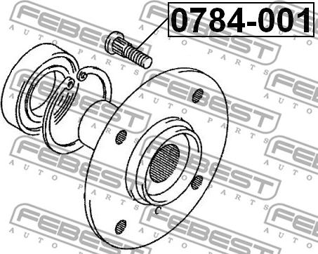 Febest 0784-001 - Pyöränpultit inparts.fi