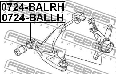 Febest 0724-BALLH - Tukivarsi, pyöräntuenta inparts.fi