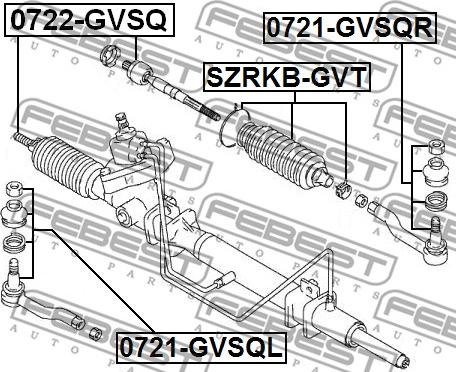 Febest 0722-GVSQ - Raidetangon pää, suora inparts.fi