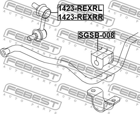 Febest 1423-REXRR - Tanko, kallistuksenvaimennin inparts.fi