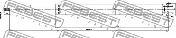 Febest 164469998R - Iskunvaimennin inparts.fi