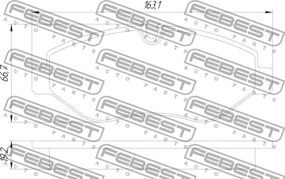 Febest 1601-639F - Jarrupala, levyjarru inparts.fi