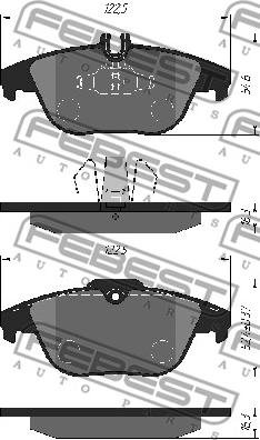 Febest 1601-204R - Jarrupala, levyjarru inparts.fi