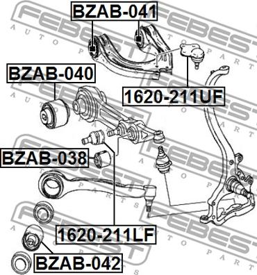 Febest 1620-211LF - Pallonivel inparts.fi