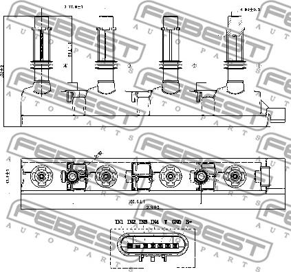 Febest 18640-003 - Sytytyspuola inparts.fi