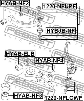 Febest 1220-NFLOWF - Pallonivel inparts.fi