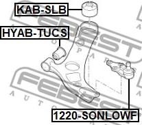 Febest 1220-SONLOWF - Pallonivel inparts.fi