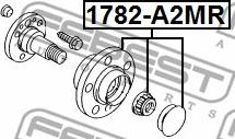 Febest 1782-A2MR - Pyörän napa inparts.fi