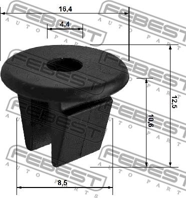 Febest 88570-042 - Suoja / koristelista inparts.fi