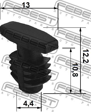 Febest 88570-060 - Suoja / koristelista inparts.fi